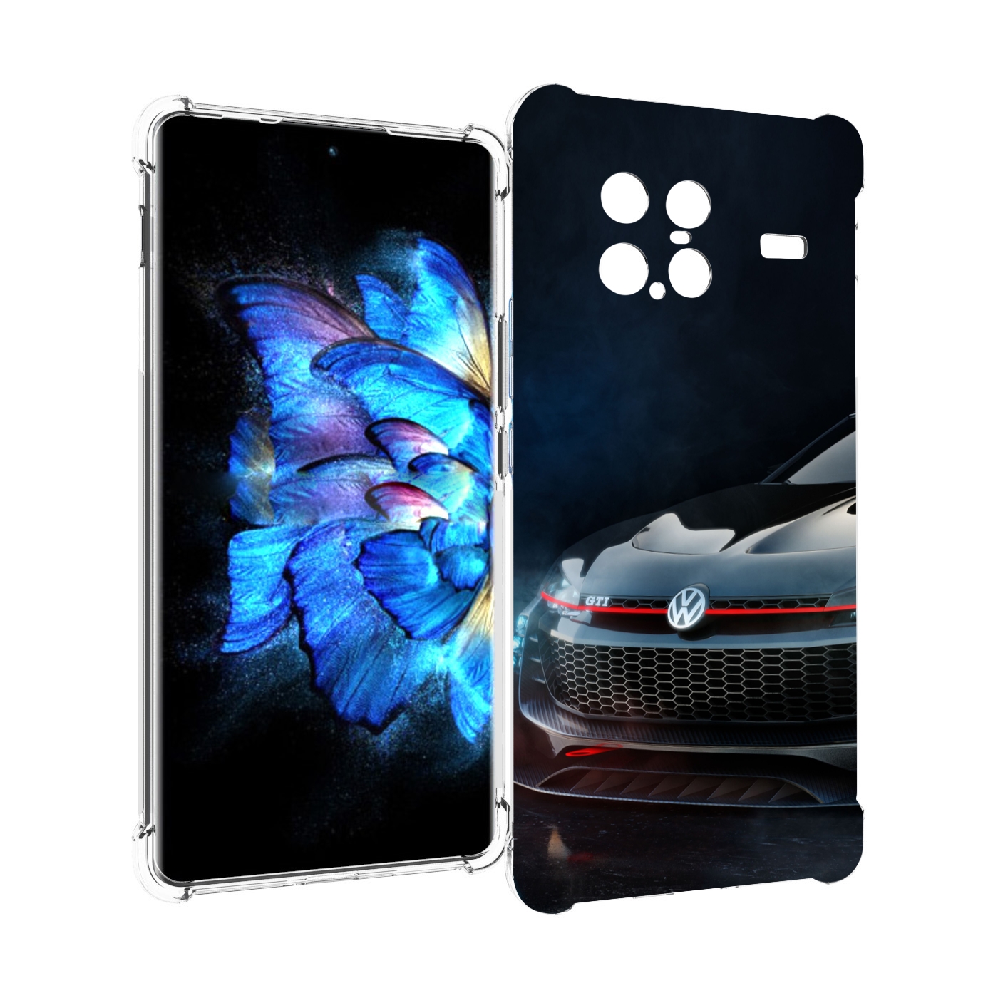 

Чехол MyPads volkswagen 2 мужской для Vivo X Note 5G, Прозрачный, Tocco