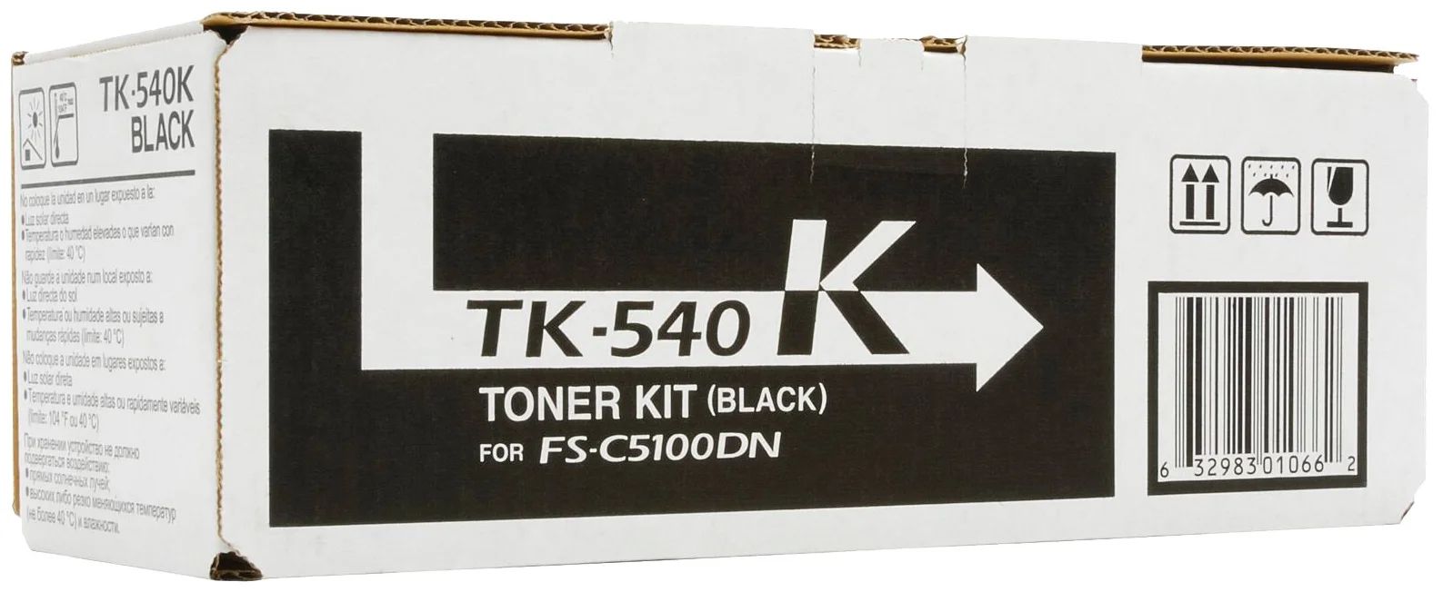 

Тонер-картридж для лазерного принтера ELP (CT-KYO-TK-540K) черный, совместимый