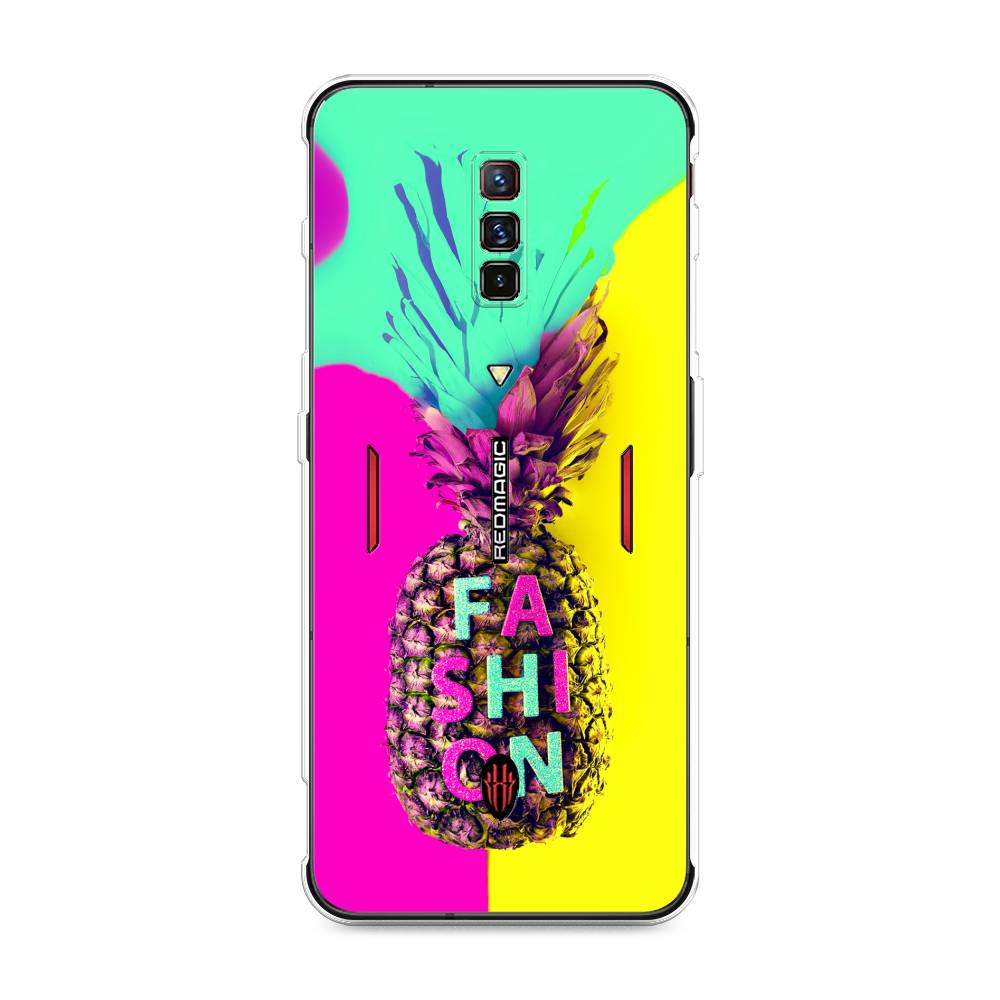 

Чехол Awog на ZTE Nubia Red Magic 6 / ЗТЕ Нубиа Ред Мэджик 6 "Кислотный ананас", Разноцветный, 135150-10