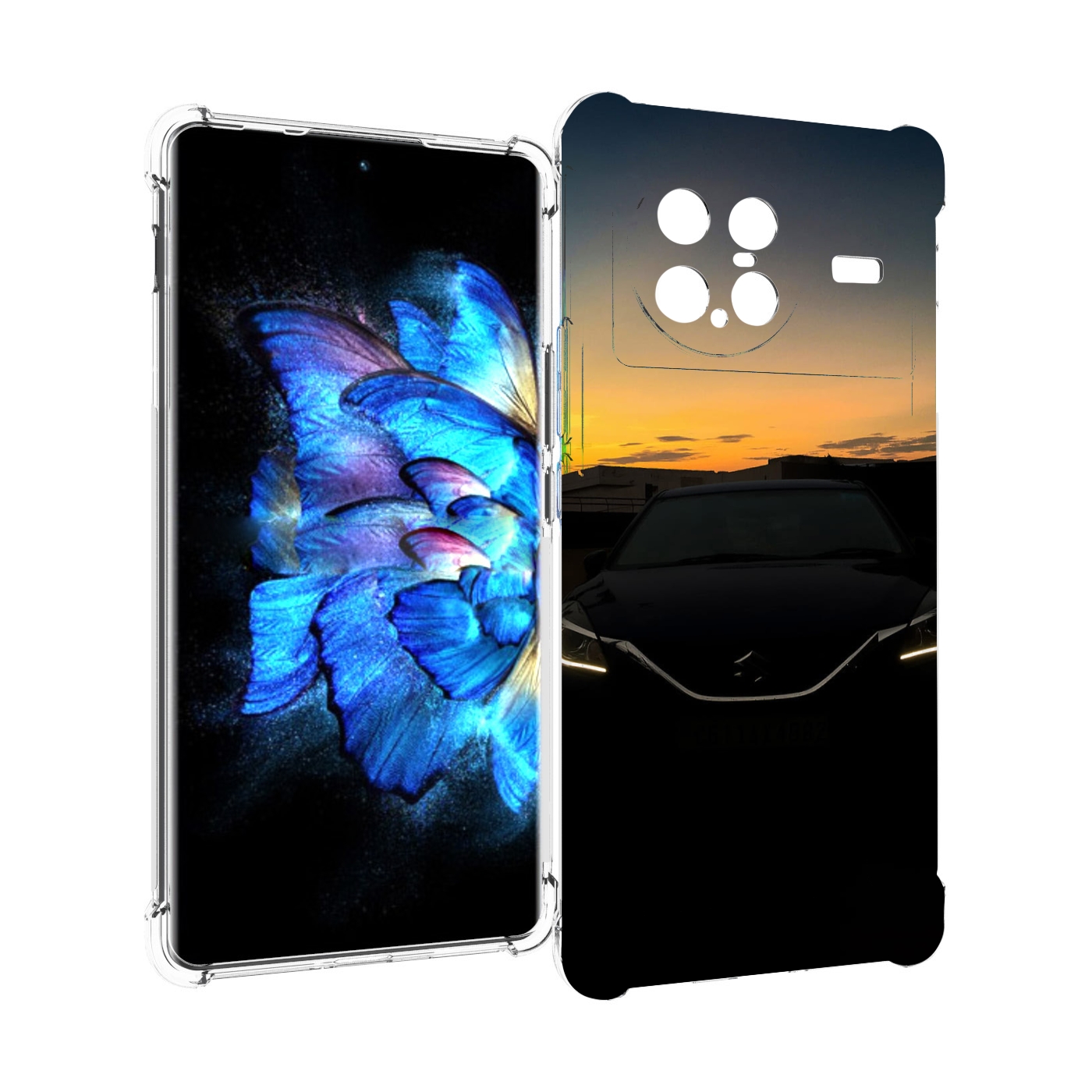 

Чехол MyPads suzuki 2 мужской для Vivo X Note 5G, Прозрачный, Tocco