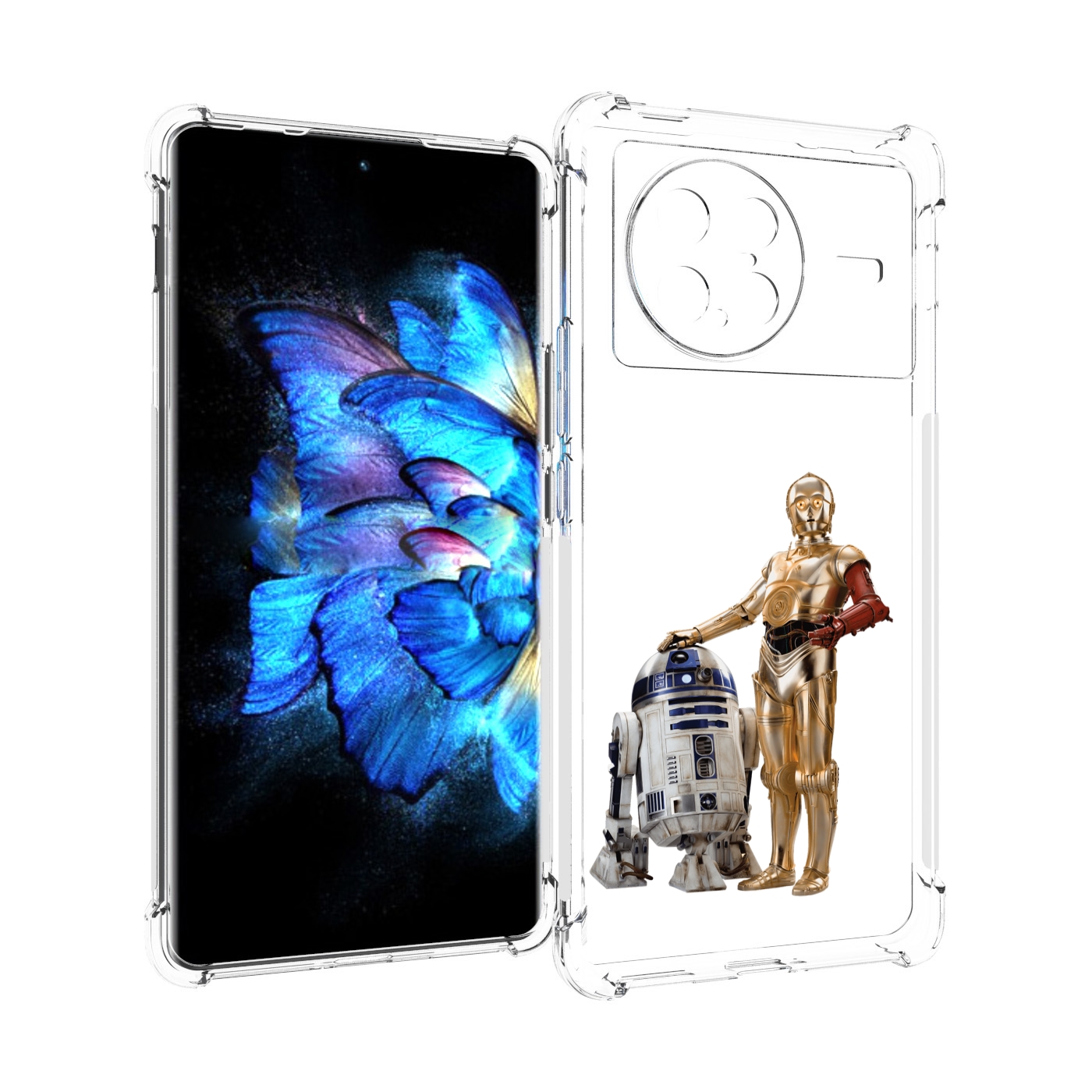 

Чехол MyPads starwars-звездные-воины для Vivo X Note 5G, Прозрачный, Tocco