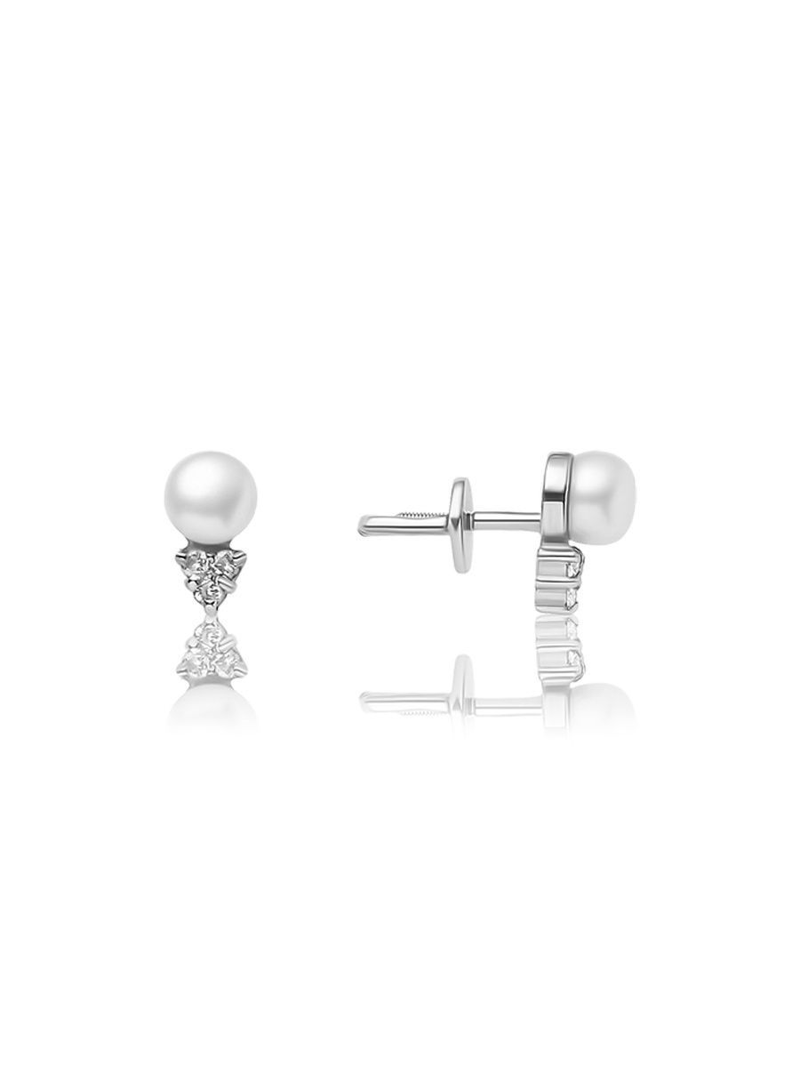 

Серьги женские из серебра TOP CRYSTAL 40255042 культивированный жемчуг