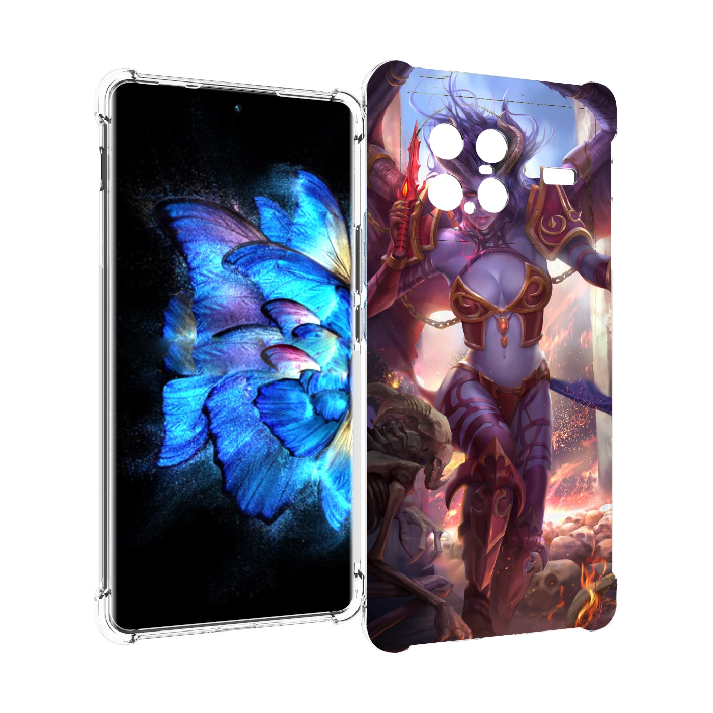 

Чехол MyPads queen of pain dota 2 для Vivo X Note 5G, Прозрачный, Tocco