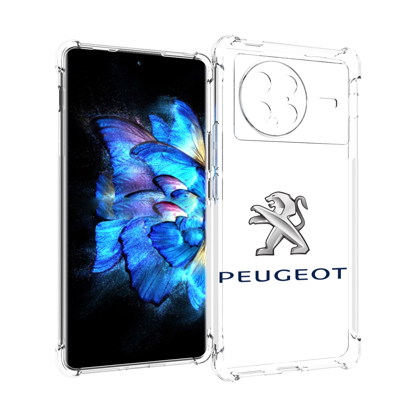 

Чехол MyPads peugeot-3 мужской для Vivo X Note 5G, Прозрачный, Tocco