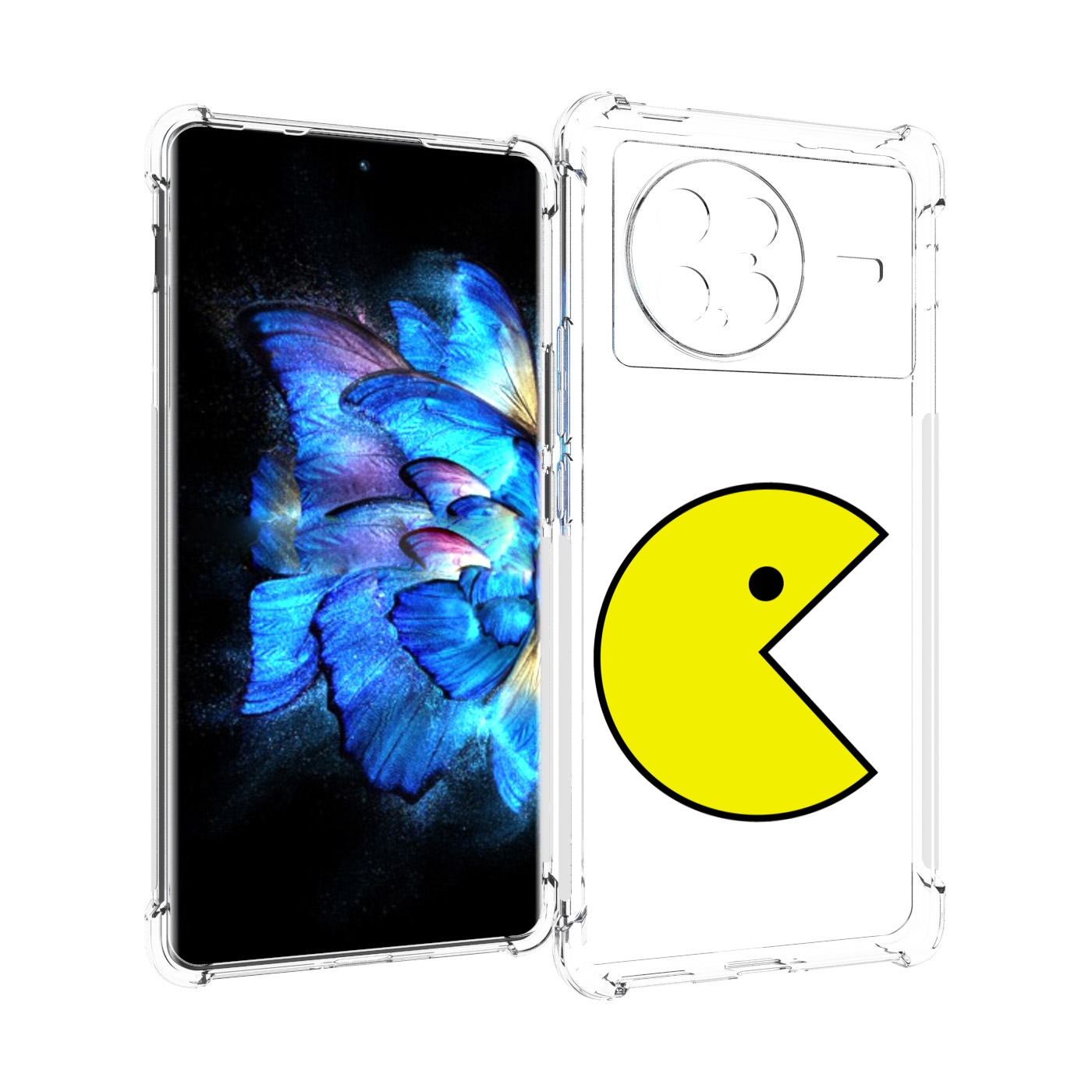 

Чехол MyPads pacman для Vivo X Note 5G, Прозрачный, Tocco
