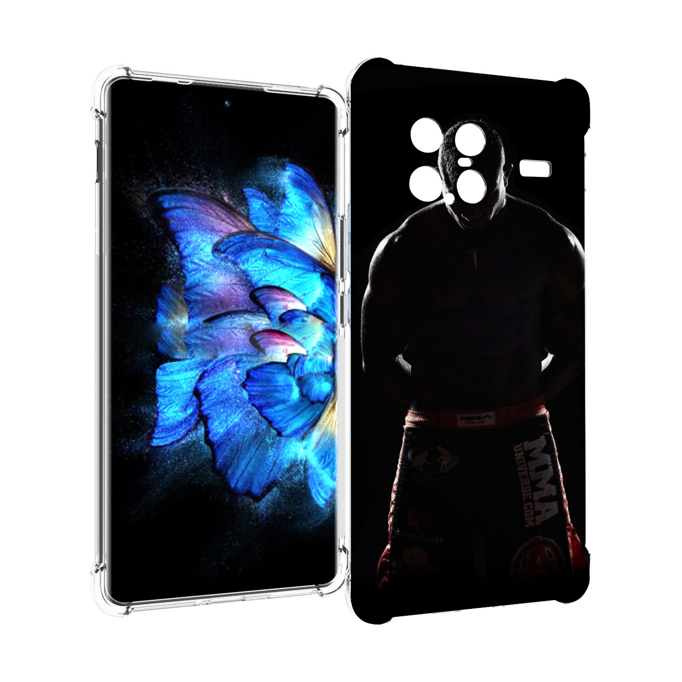 

Чехол MyPads mma единоборства для Vivo X Note 5G, Прозрачный, Tocco