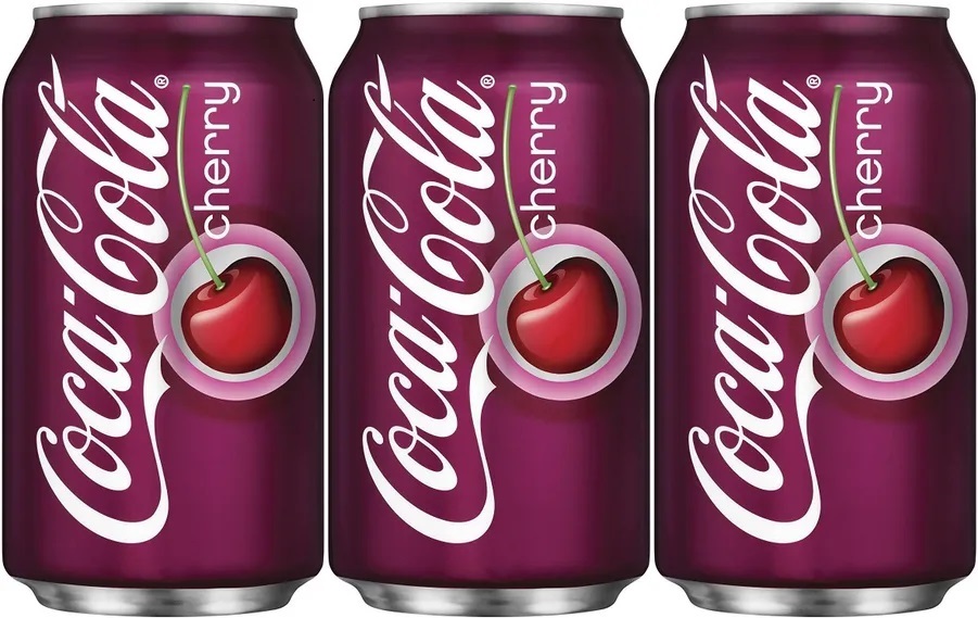 Газированный напиток Coca-Cola Cherry, Кока-Кола Вишня 355 мл х 3шт