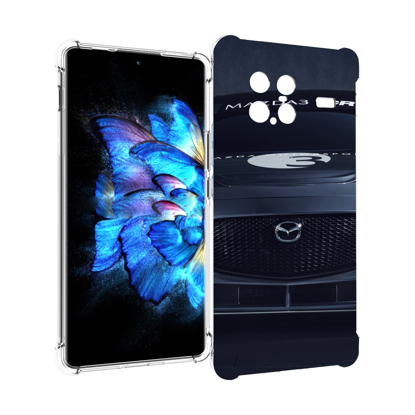 

Чехол MyPads mazda 3 для Vivo X Note 5G, Прозрачный, Tocco