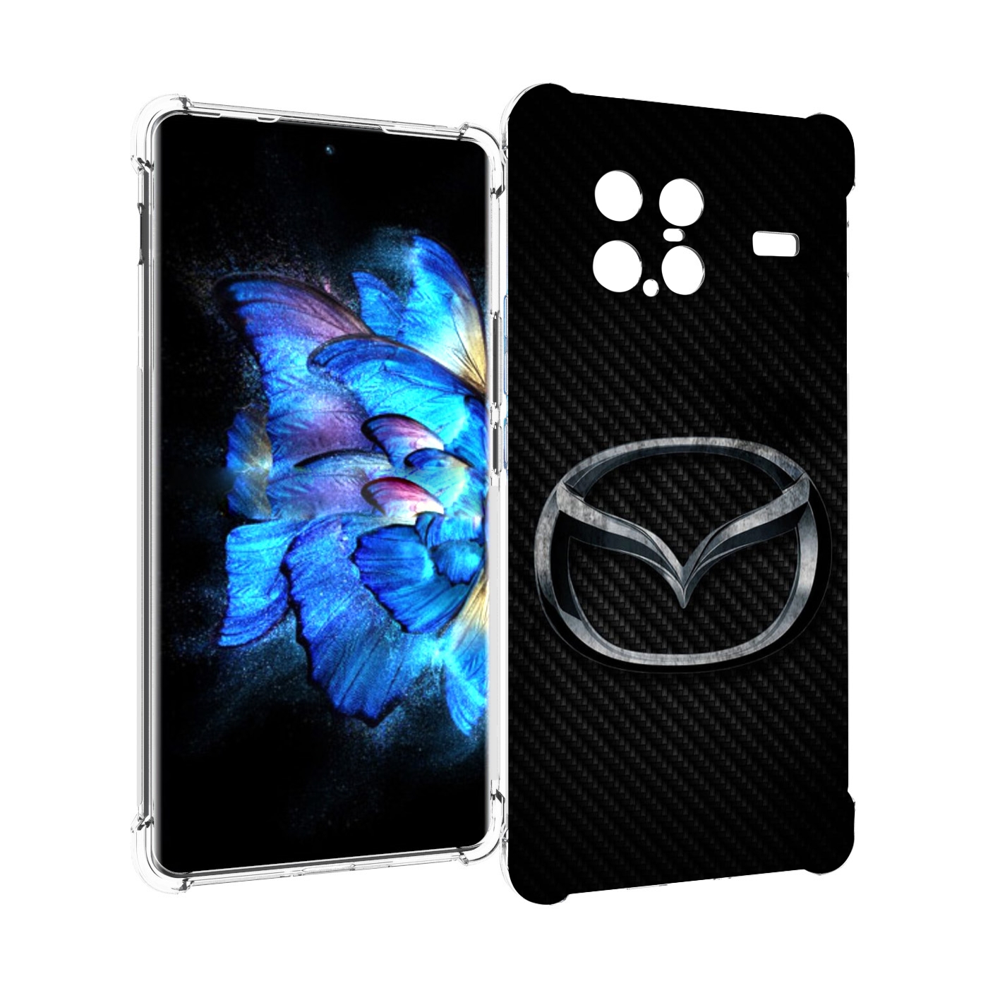

Чехол MyPads mazda 1 женский для Vivo X Note 5G, Прозрачный, Tocco