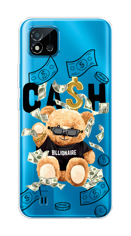 

Чехол на Oppo Realme C20 "Big cash", Черный;серый;бежевый, 254850-6