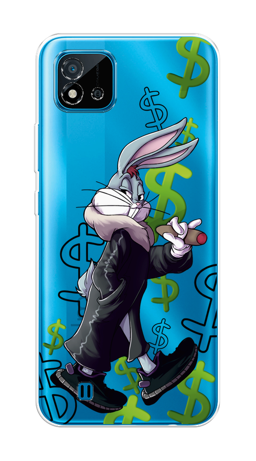 

Чехол на Oppo Realme C20 "Rich Bugs Bunny", Зеленый;черный;голубой, 254850-6