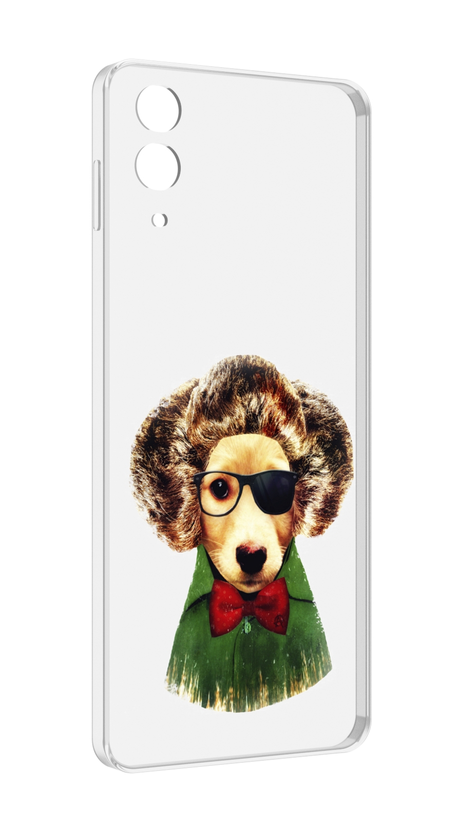 

Чехол MyPads Пес в бабочке для Samsung Galaxy Z Flip 4 (SM-F721), Прозрачный, Tocco