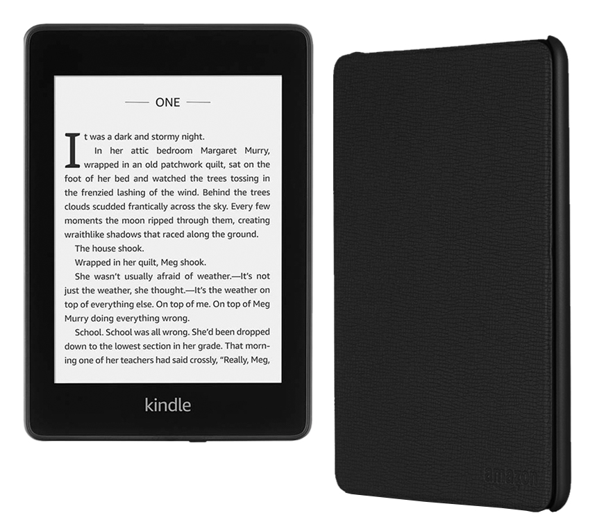

Электронная книга Amazon Kindle PaperWhite 2018 8Gb Special Offer Black, Черный, Kindle PaperWhite 2018 8Gb SO с обложкой