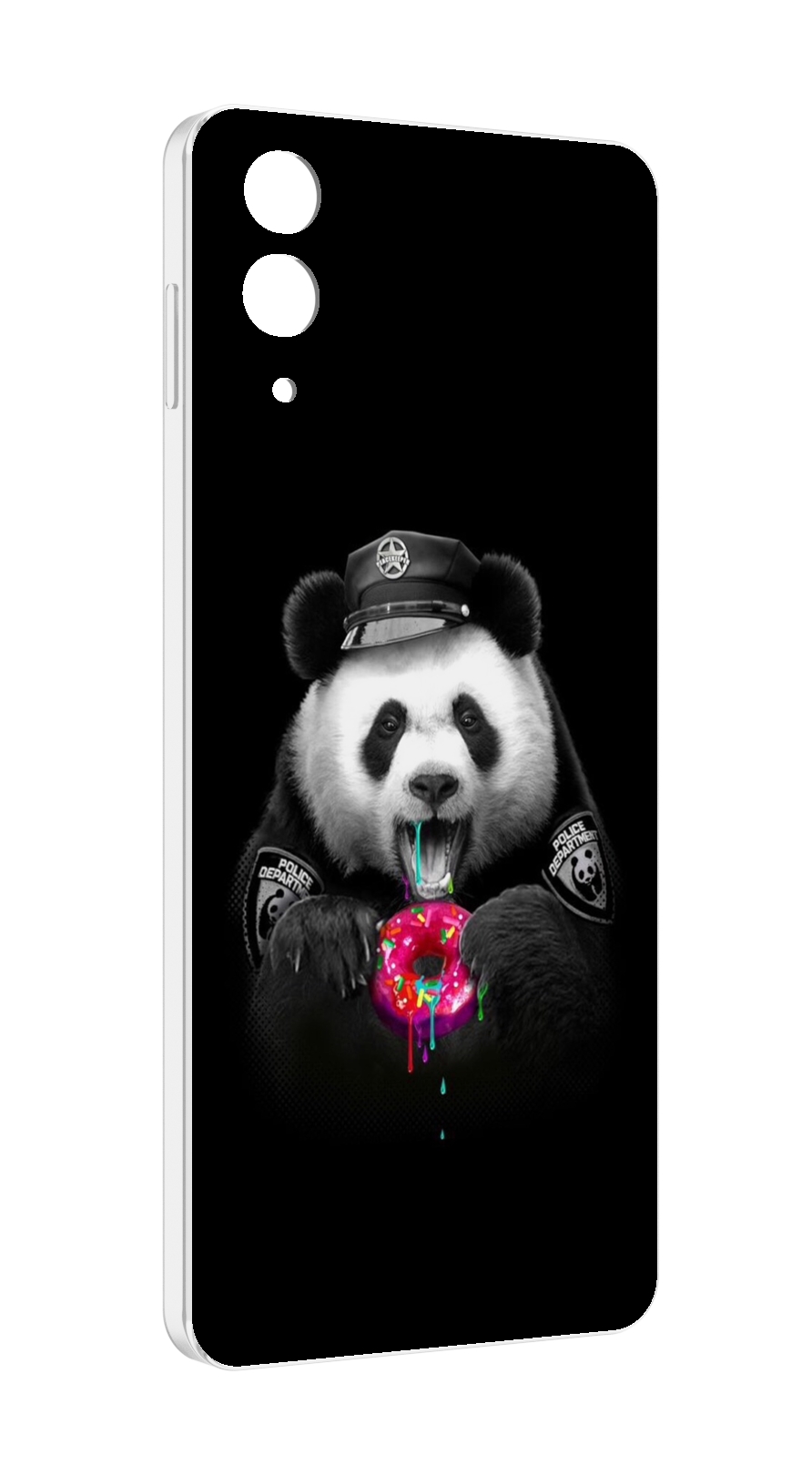 

Чехол MyPads Панда-с-пончиком для Samsung Galaxy Z Flip 4 (SM-F721), Прозрачный, Tocco