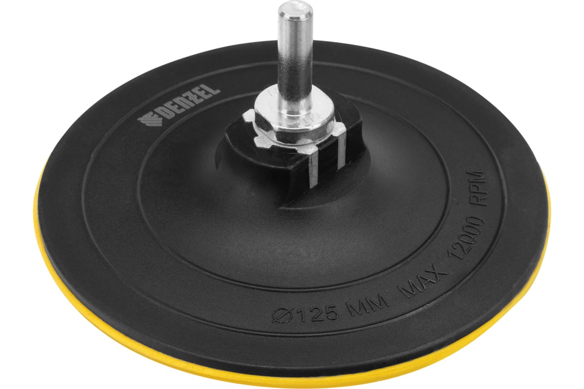 

Тарелка опорная для дрели и УШМ с липучкой, 125 мм, стандартная, с адаптером c М14 на d8//, Тарелка опорная для дрели и УШМ с липучкой, 125 мм, стандартная, с адаптером c М14 на d8// Denzel