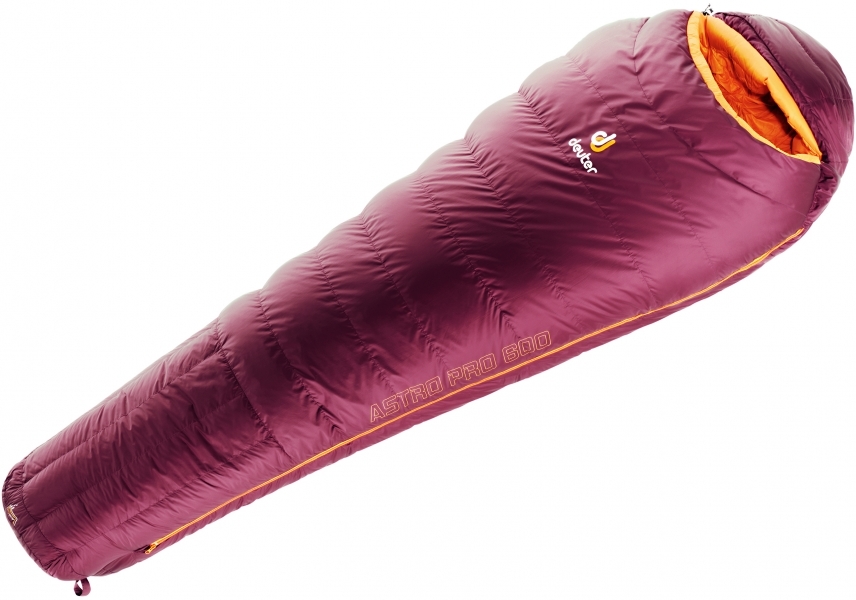 фото Спальник пуховый женский deuter astro pro 600 - sl (-10°c) blackberry