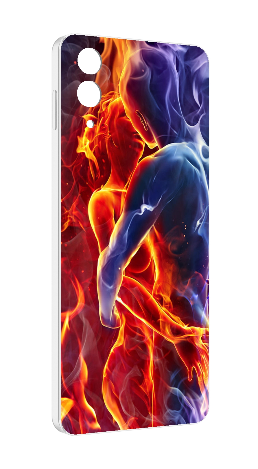 

Чехол MyPads Огонь-вода для Samsung Galaxy Z Flip 4 (SM-F721), Прозрачный, Tocco