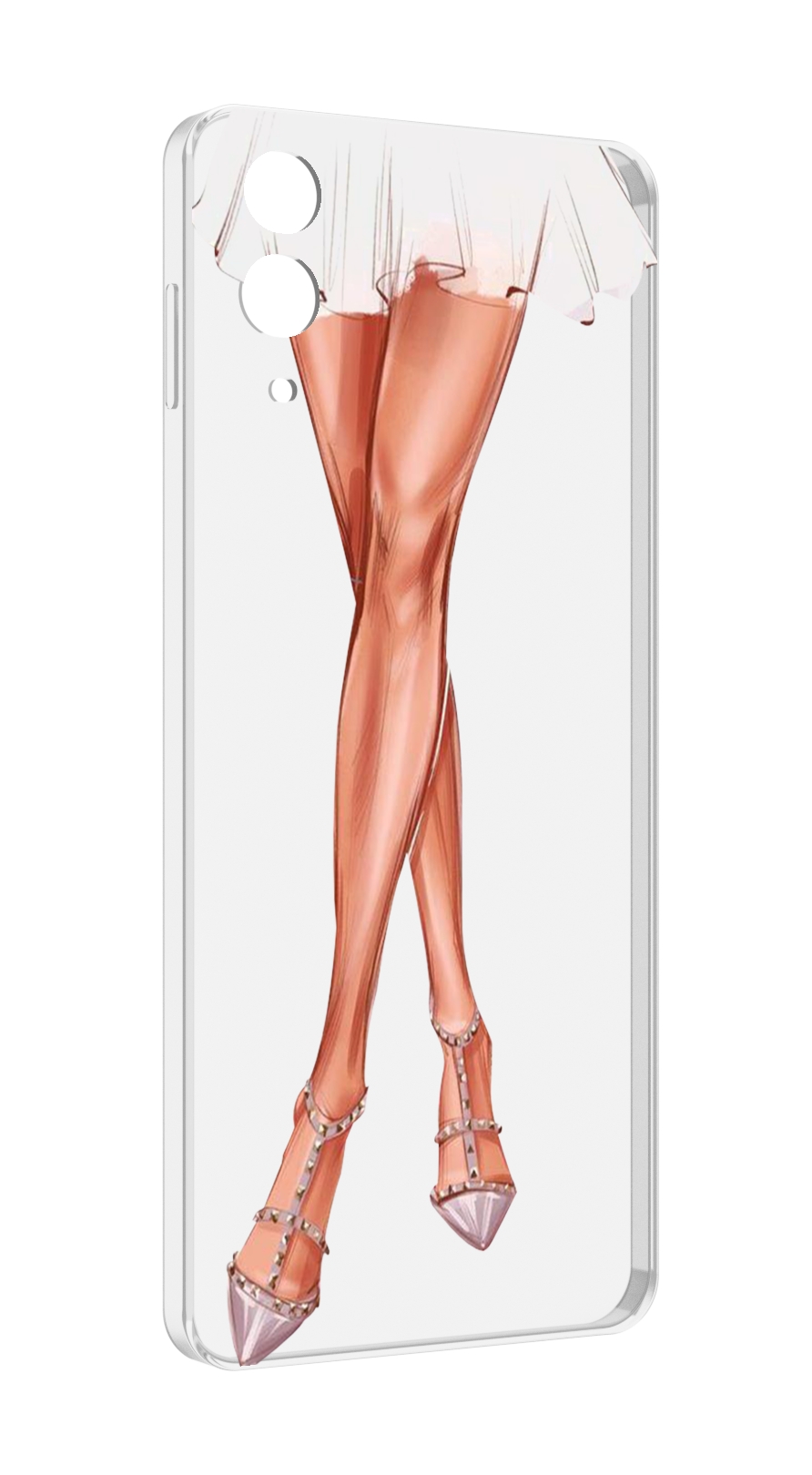 

Чехол MyPads Ножки для Samsung Galaxy Z Flip 4 (SM-F721), Прозрачный, Tocco