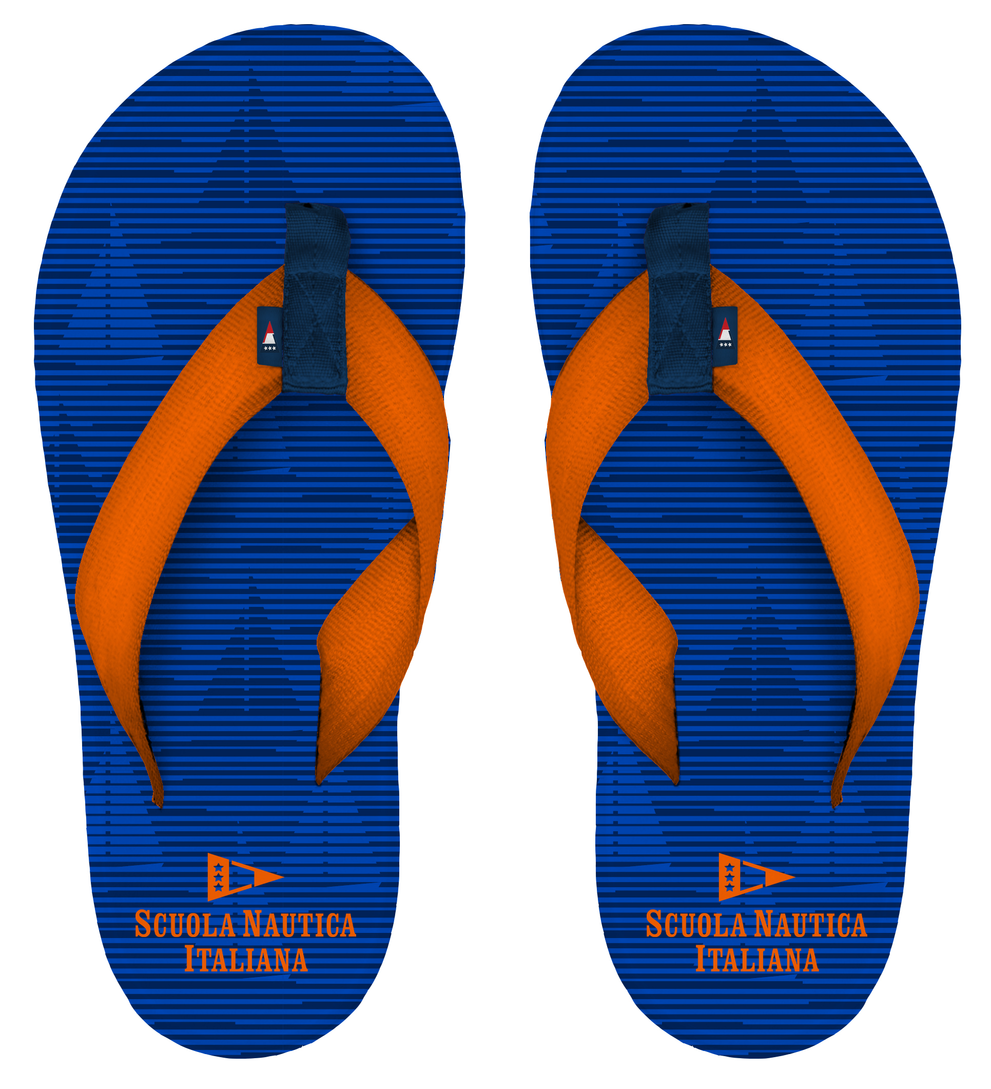 Вьетнамки мужские Scuola Nautica Italiana MAN FLIP FLOP 131014 синие 43 EU