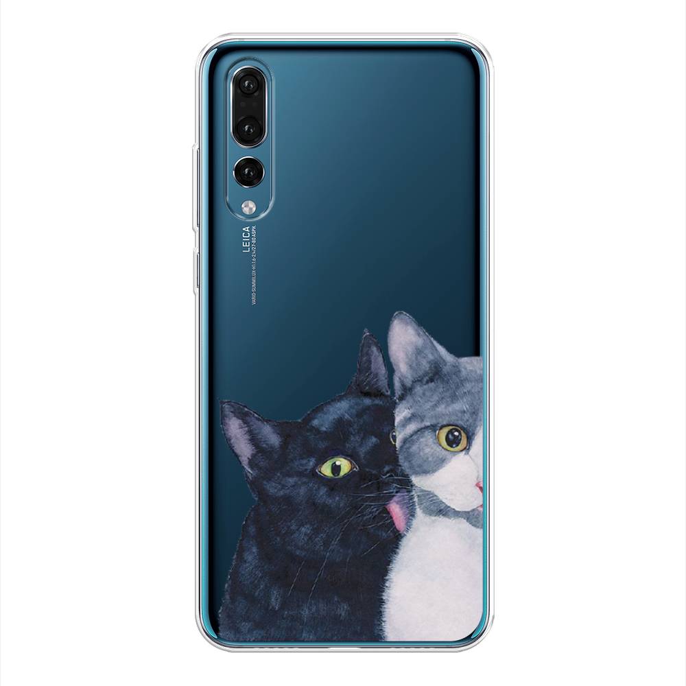 

Чехол Awog на Huawei P20 Pro "Кошачья любовь", Синий, 65050-1
