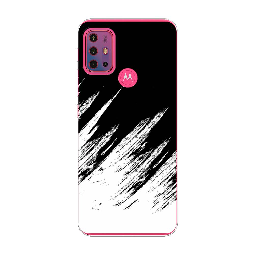 

Чехол Awog на Lenovo K13 Note/Motorola Moto G10/G20/G30 "Черно белые брызги", Разноцветный, 242250-3