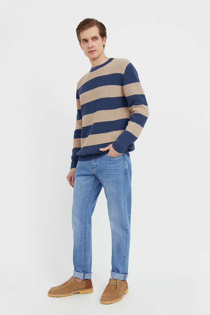 

Джемпер мужской Finn Flare B21-42101 синий M, B21-42101