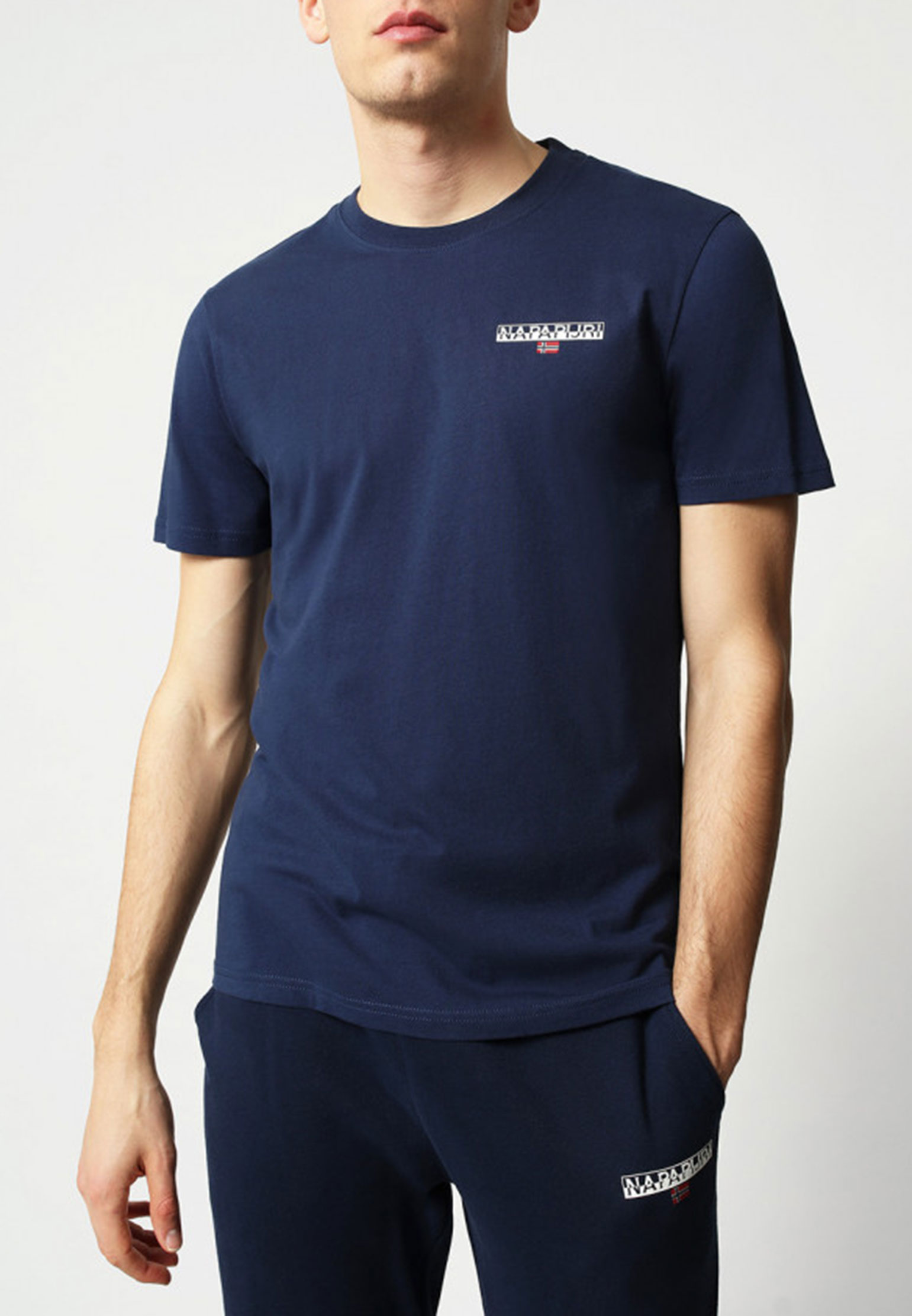 

Футболка мужская Napapijri 127590 синяя 2XL, 127590
