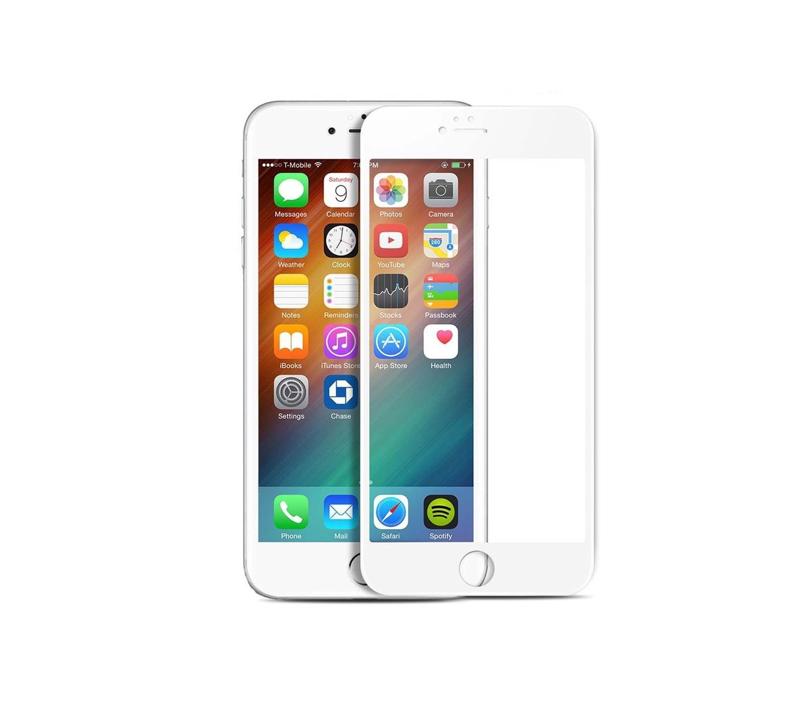 

Защитное стекло для iPhone 6/6s AMC NANO пленка 3D белое