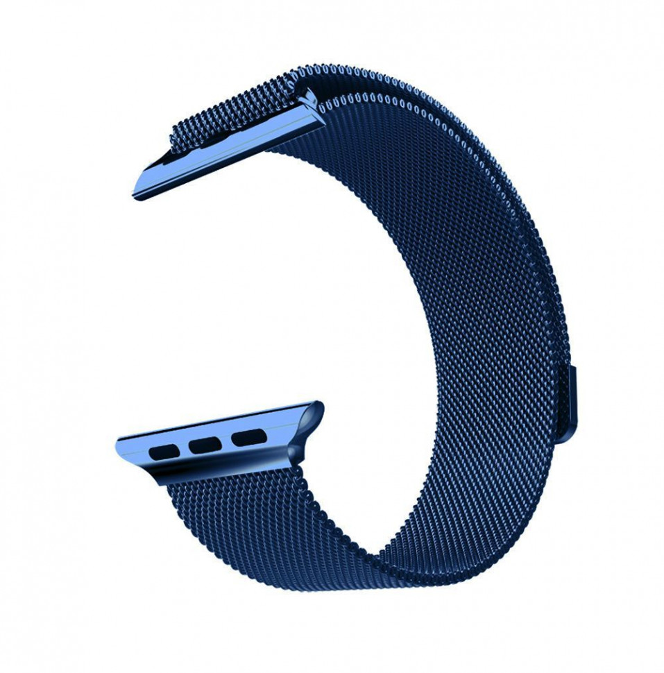 

Сменный браслет для Apple Watch 38-40mm Milano №06 полуночно-синий