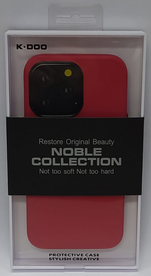 

Накладка для iPhone 13 Pro K-Doo Noble кожаная красная
