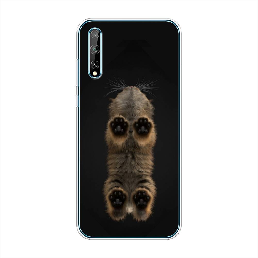 

Чехол Awog на Huawei Y8p "Кошачьи лапки", Черный, 6103450-1
