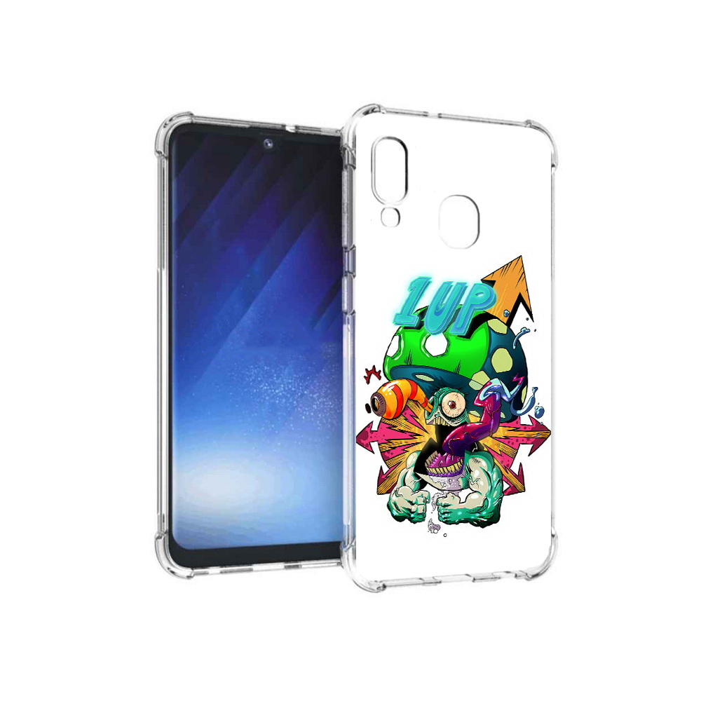 

Чехол MyPads Tocco для Samsung Galaxy A20e сильный гриб абстракция (PT133424.505.599), Прозрачный, Tocco