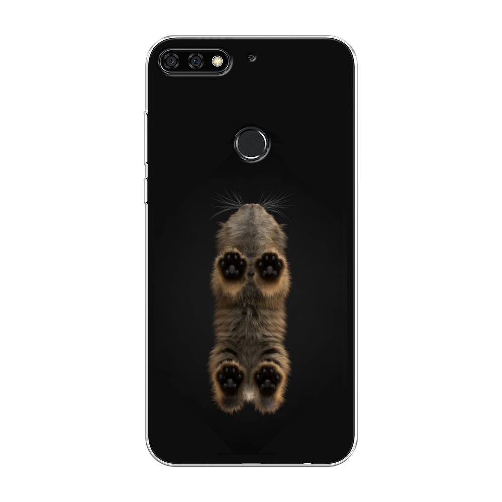 

Чехол Awog на Huawei Y7 Prime 2018 "Кошачьи лапки", Черный, 66450-1