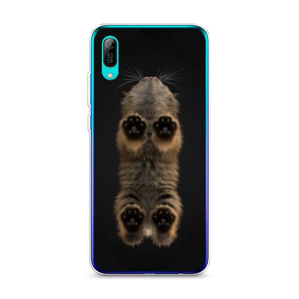 

Чехол Awog на Huawei Y6 Pro (Prime) 2019 "Кошачьи лапки", Черный, 68150-1