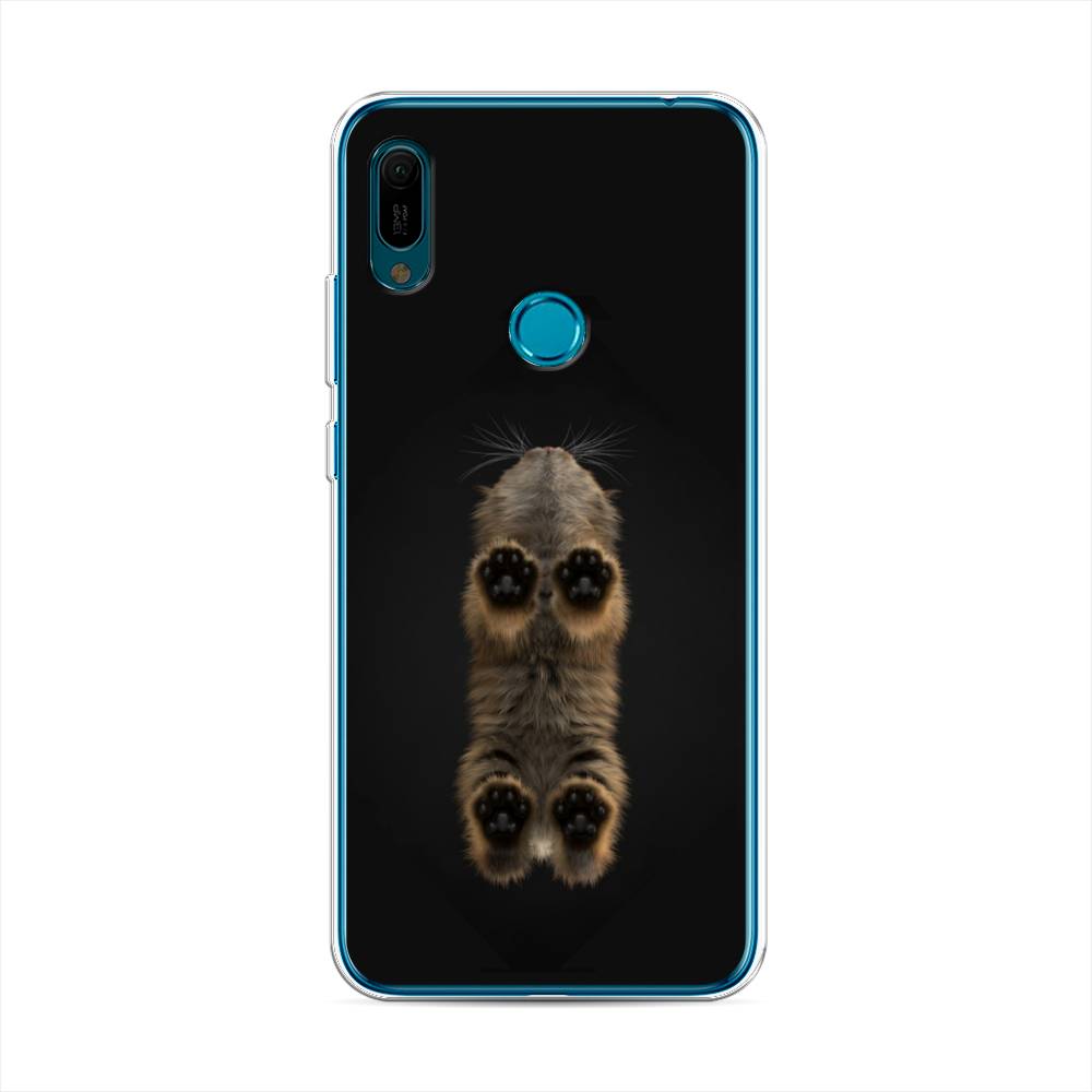

Чехол Awog на Huawei Y6 2019 "Кошачьи лапки", Черный, 68650-1