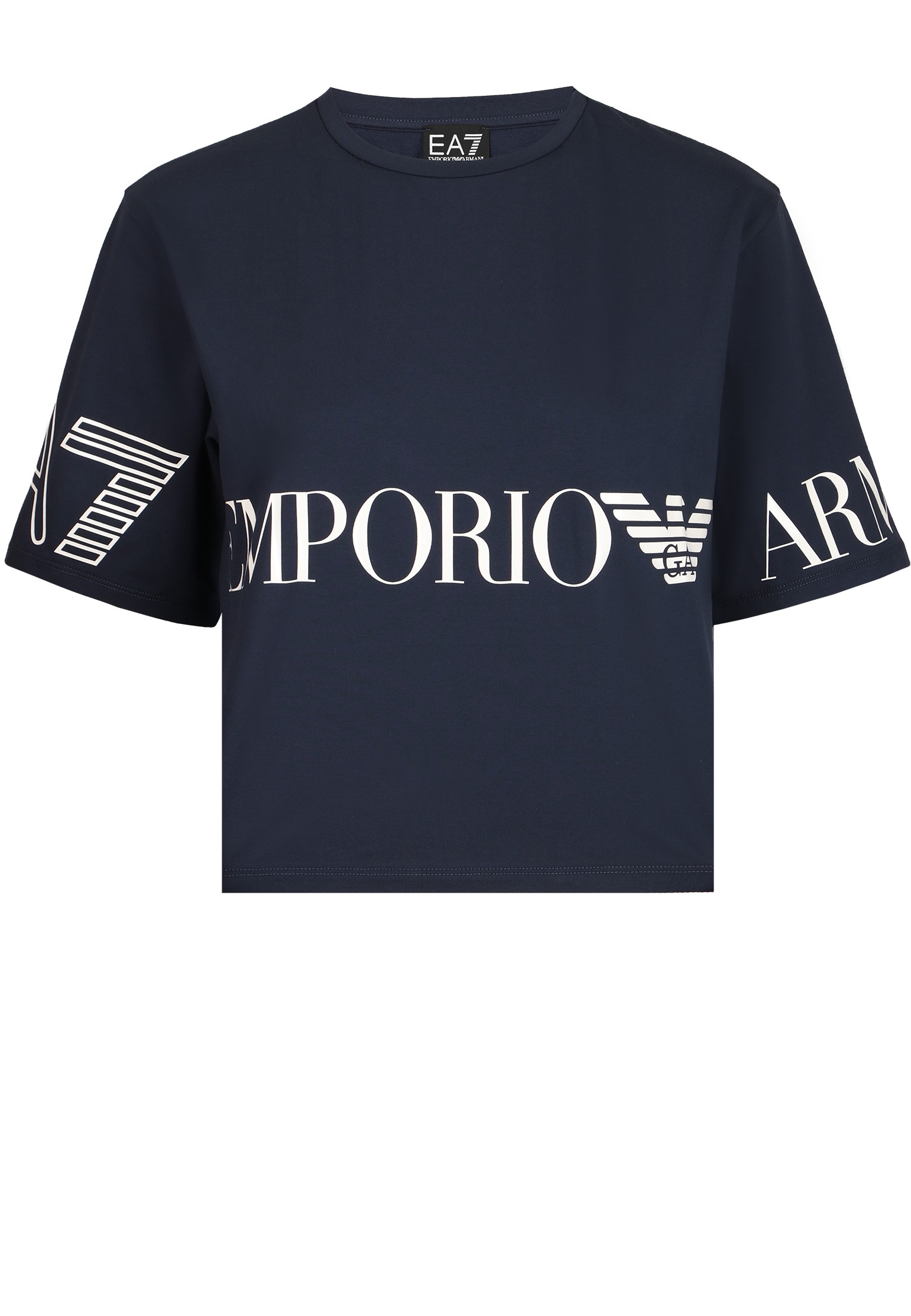 

Футболка женская EA7 130009 синяя XS, Синий, 130009