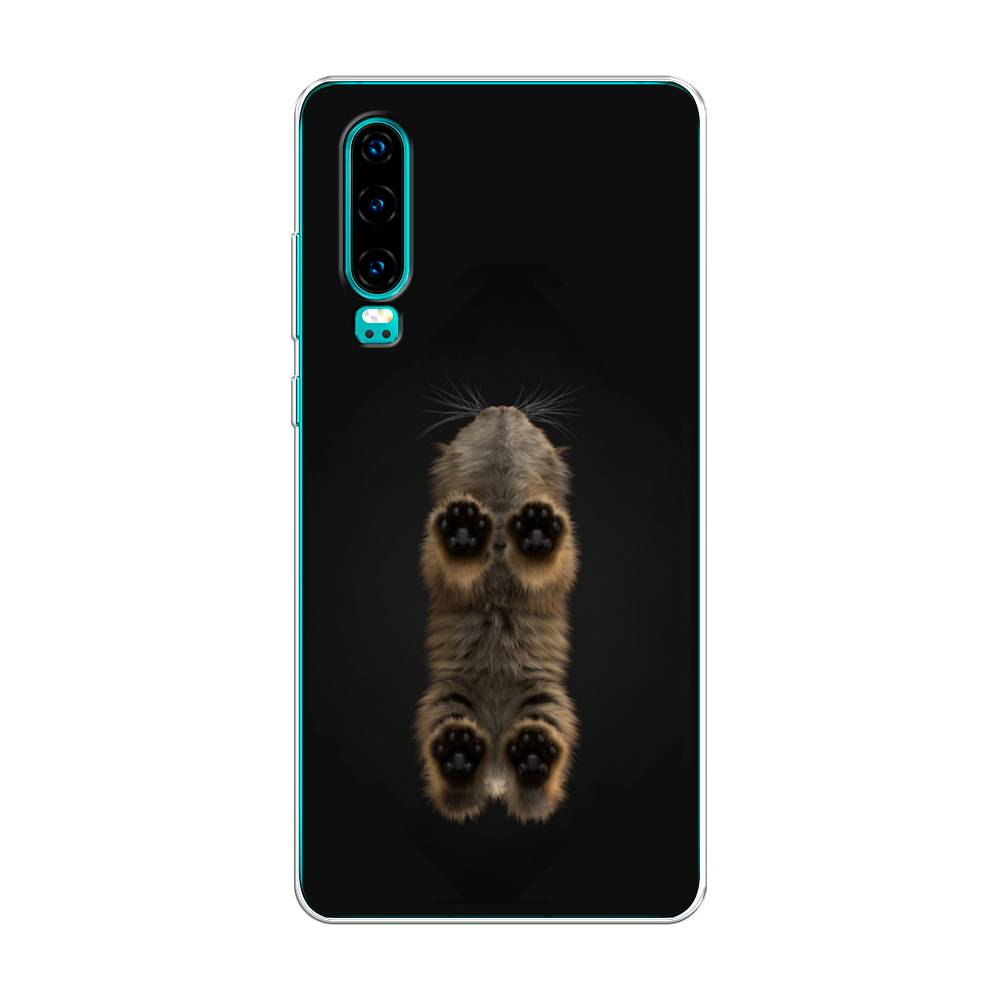 

Чехол Awog на Huawei P30 "Кошачьи лапки", Черный, 68550-1