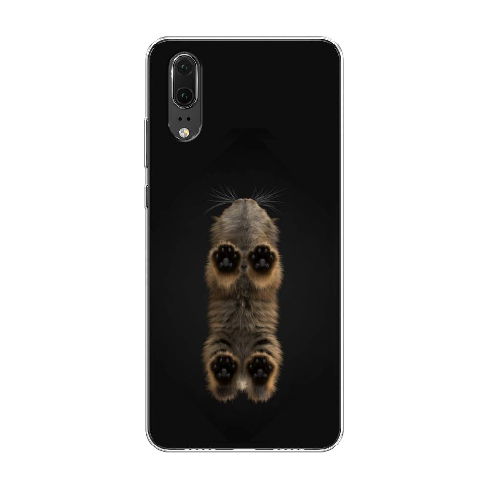 

Чехол Awog на Huawei P20 "Кошачьи лапки", Черный, 64350-1