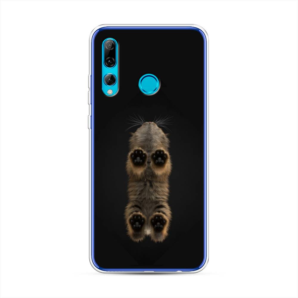 

Чехол Awog на Huawei P Smart Plus 2019 "Кошачьи лапки", Черный, 69250-1