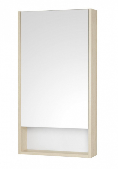 Зеркальный шкаф Акватон Сканди 45 1A252002SDB20 белый/дуб верона