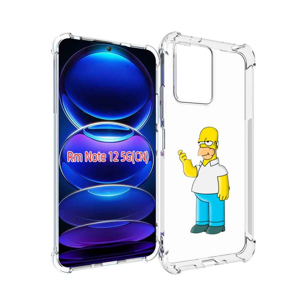 

Чехол MyPads гомер-симпсон для Xiaomi Redmi Note 12, Прозрачный, Tocco