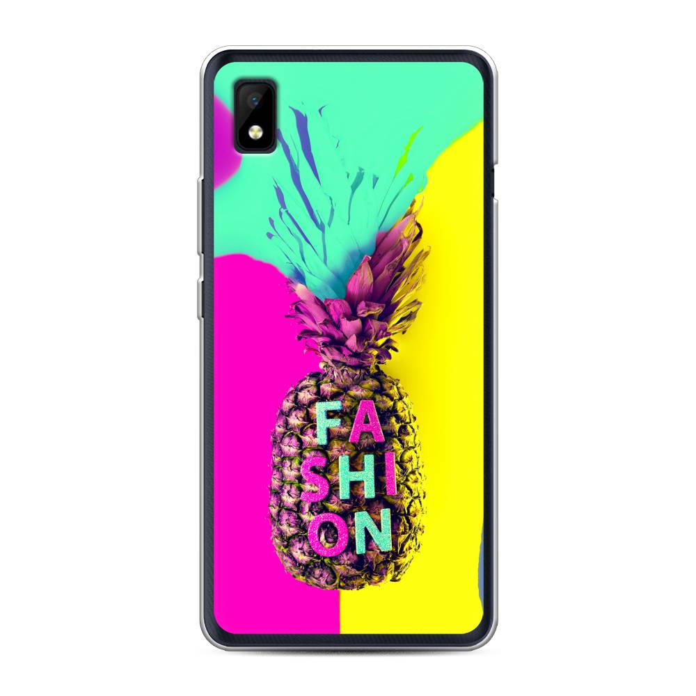 

Чехол Awog на ZTE Blade L210 / ЗТЕ Блэйд L210 "Кислотный ананас", Разноцветный, 134150-10