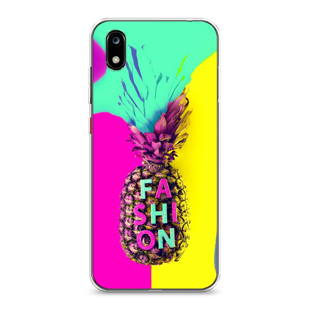 

Чехол Awog на ZTE Blade A7 2019 / ЗТЕ Блэйд A7 2019 "Кислотный ананас", Разноцветный, 133150-10