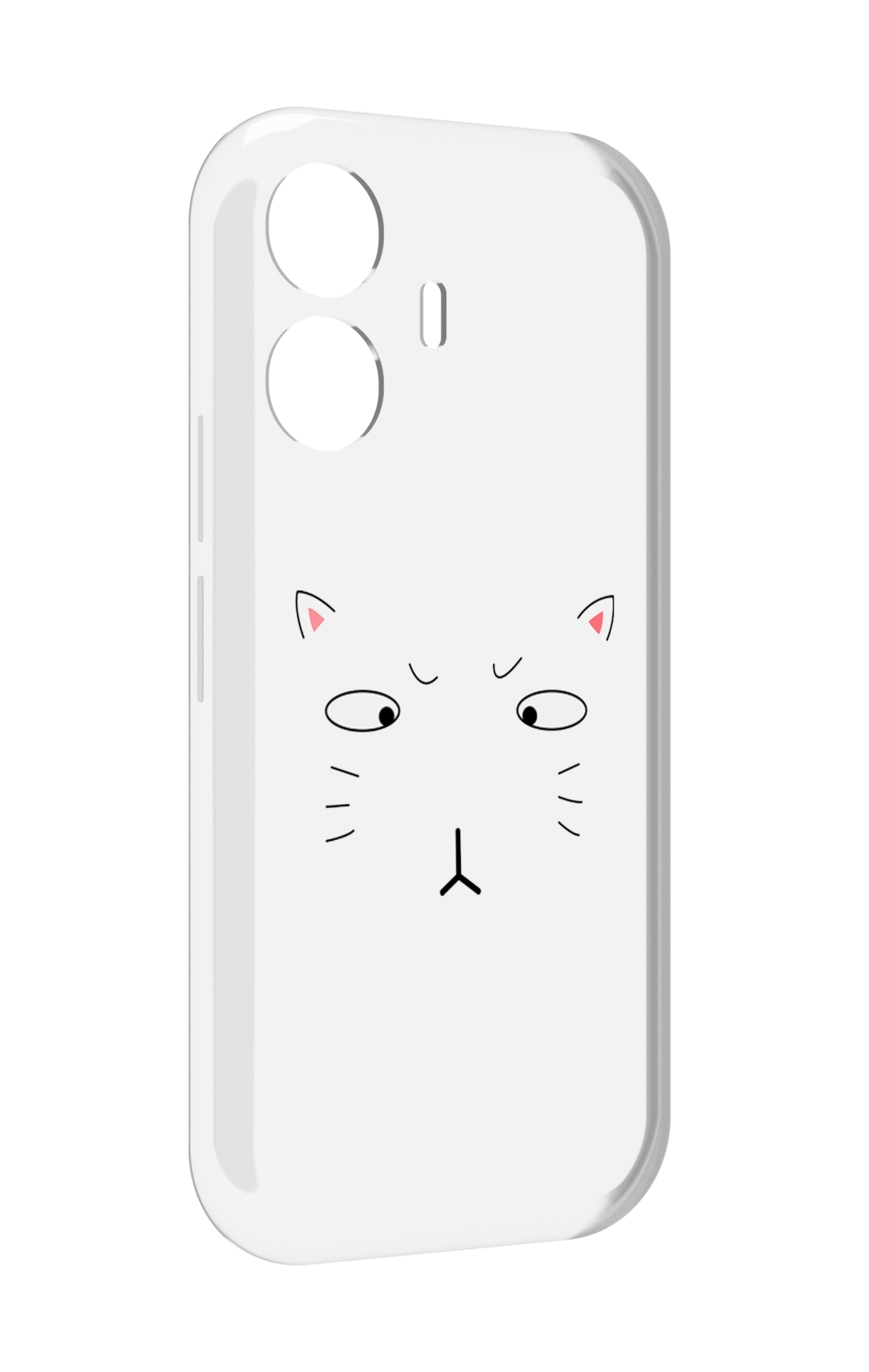 

Чехол MyPads кот-части-лица для Vivo Y77E / Vivo iQOO Z6 Lite, Прозрачный, Tocco