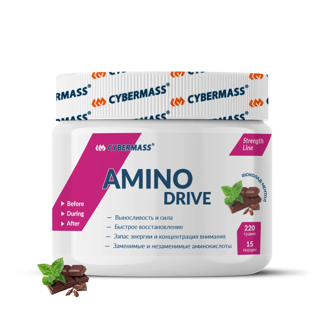 Аминокислотный комплекс CYBERMASS Amino Drive шоколад-мята (220 г)