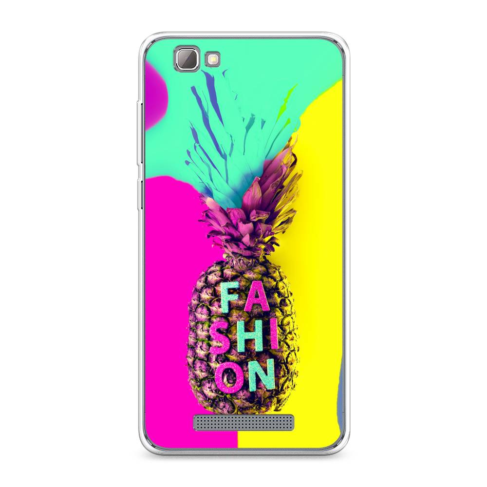 

Чехол Awog на ZTE Blade A610 / ЗТЕ Блэйд A610 "Кислотный ананас", Разноцветный, 130950-10