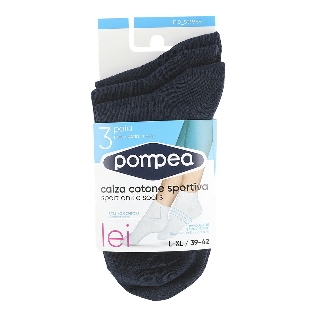 Носки женские Pompea синие 35-38