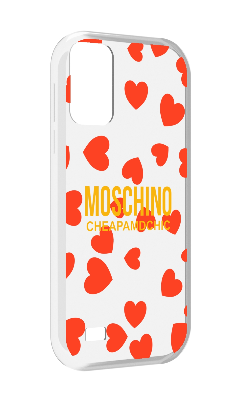 

Чехол MyPads сердца-москино для Oukitel C31, Прозрачный, Tocco