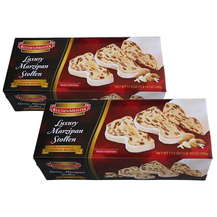 

Марципановый рождественский кекс KuchenMeister Luxury Marzipan Stollen 2 шт по 500 г