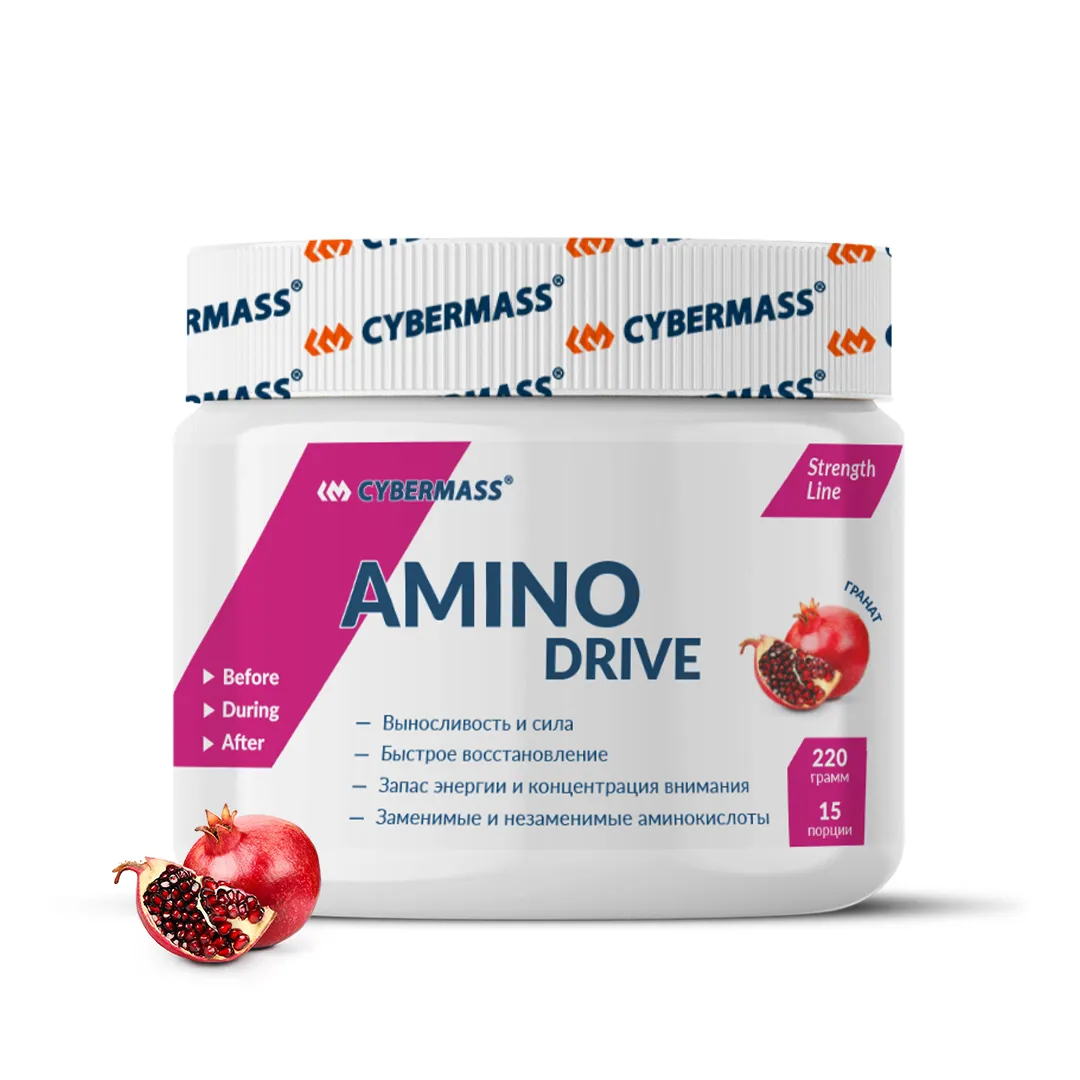 Аминокислотный комплекс CYBERMASS Amino Drive гранат (220 г)